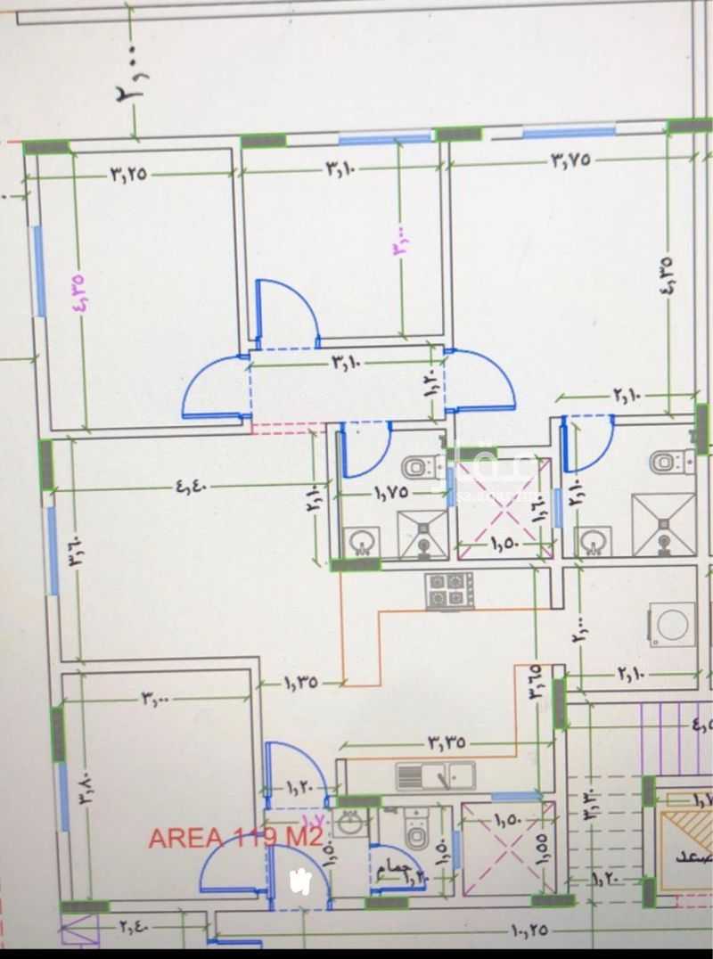 3 bedroom apartment in Al Nada, Riyadh 4