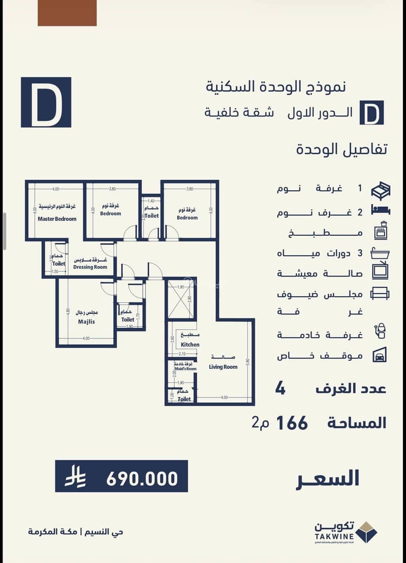 3 bedroom apartment in Al Naseem, Makkah 25
