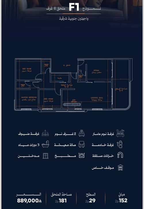 2 bedroom apartment in Al Rawdah, Jeddah 3