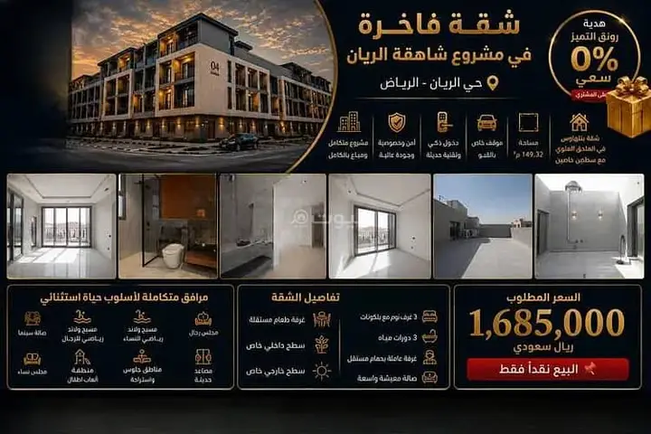 4 bedroom apartment in Ar Rayan, Riyadh