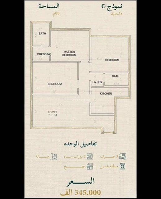 شقة 3 غرف في السليمانية، جدة 3
