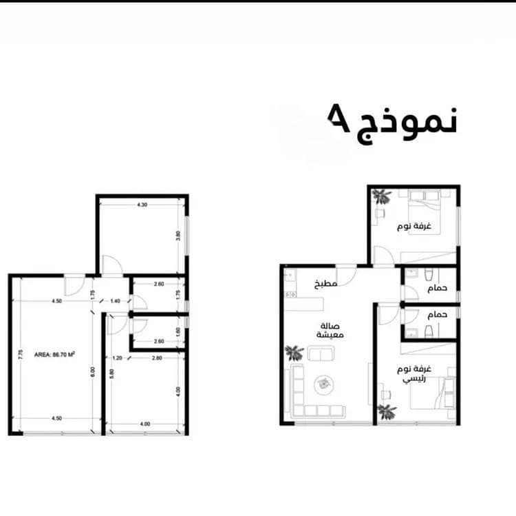 2 bedroom apartment in Al Naeem, Jeddah 9