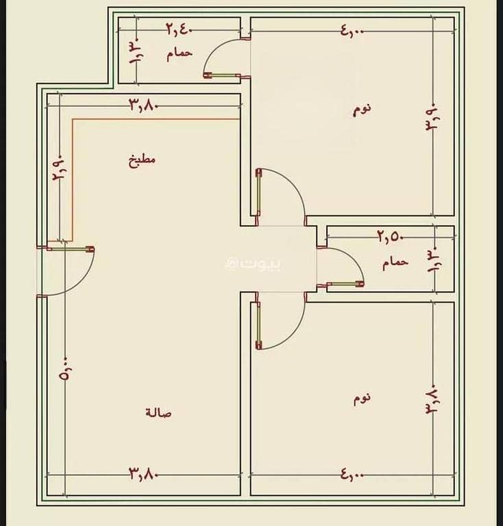2 bedroom apartment in Al Shiraa, Jeddah 5