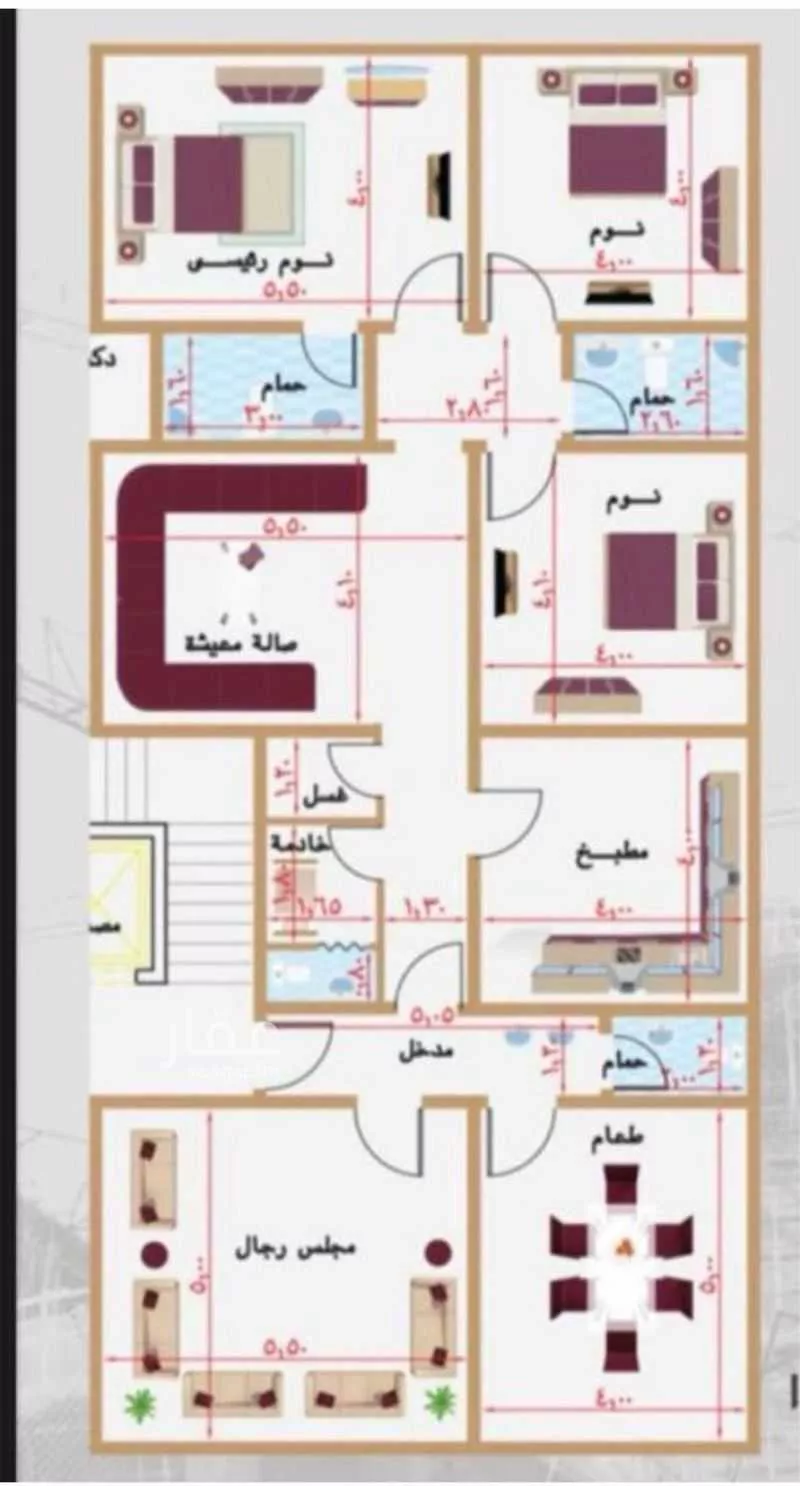 شقة 5 غرف في السلامة 2