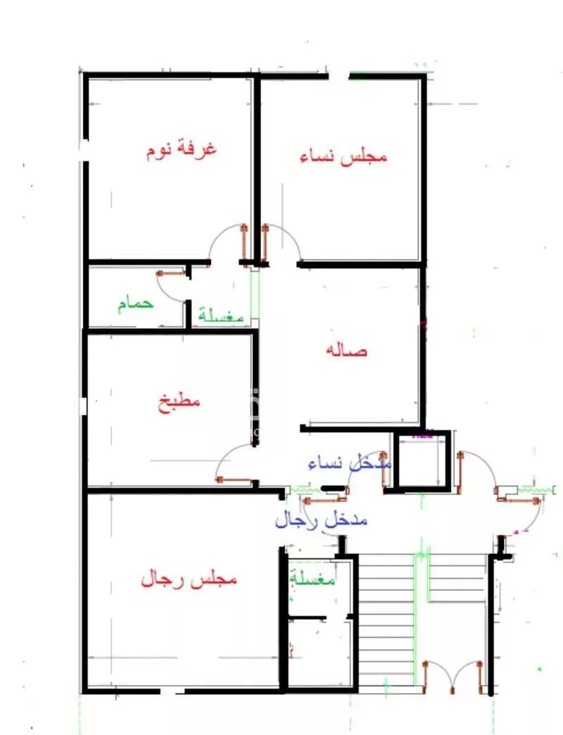 شقة 3 غرف في الخمرة 14