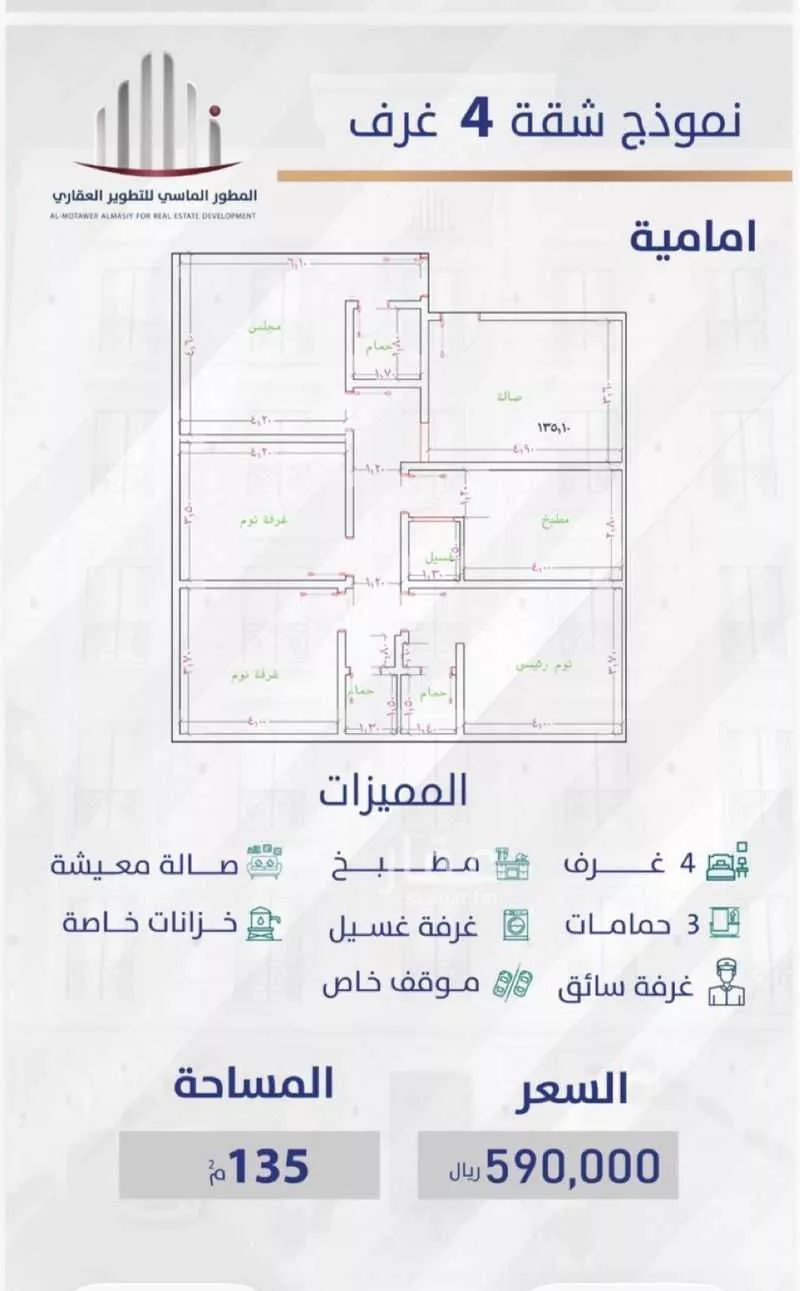 شقة 4 غرف في السليمانية، جدة 5