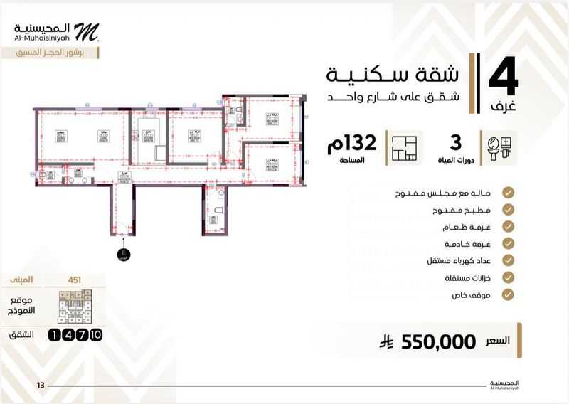 2 bedroom apartment in Al Nuzhah, Jeddah 16