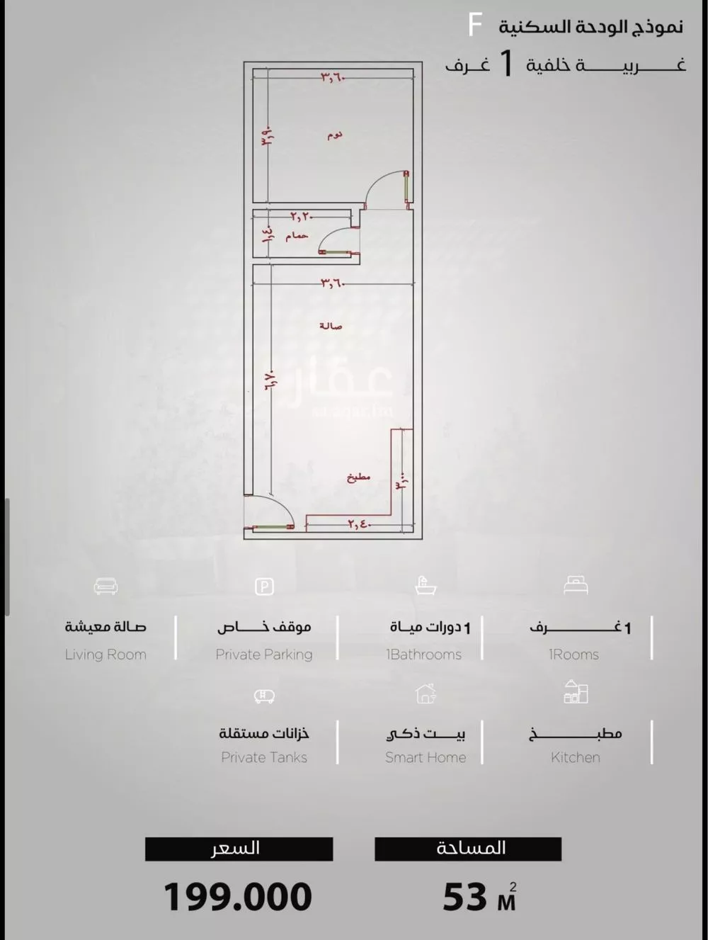 1 bedroom apartment in Al Lulu, Jeddah 6